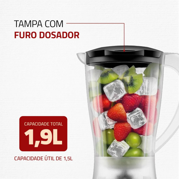Liquidificador Easy Power Mondial 550W - L-550-B - Imagem 4