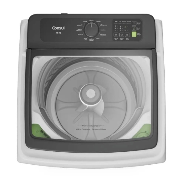 Máquina de Lavar Consul 15 kg Branca com Modo Eco - CWN15AB - Imagem 2