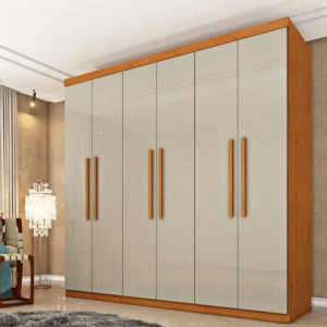 Guarda Roupa Lagos 6 Portas e 4 Gavetas Tcil Cinamomo Off