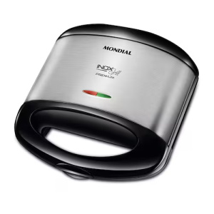 Sanduicheira Mondial Grill S-07 - Preto/Inox - 110V