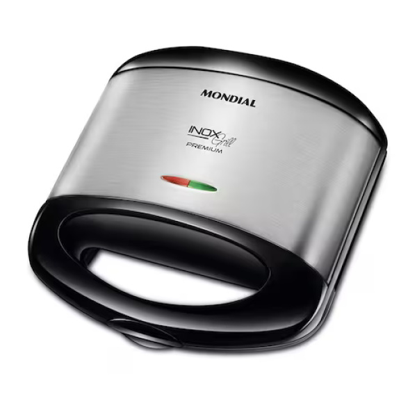 Sanduicheira Mondial Grill S-07 - Preto/Inox - 110V