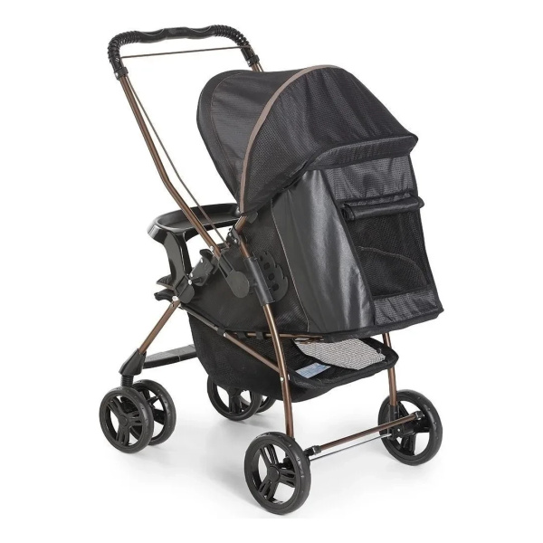 Carrinho Milano Rev III Preto Golden Ptg Galzerano - Imagem 2