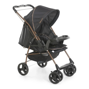 Carrinho Milano Rev III Preto Golden Ptg Galzerano