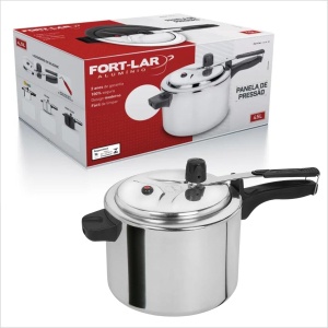 Panela De Pressão Aluminio Fort-lar 4.5l