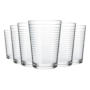 Kit Com 6 Unidades Copos Vidro Água Nadir Ginga 265ml 2021 Cor Transparente